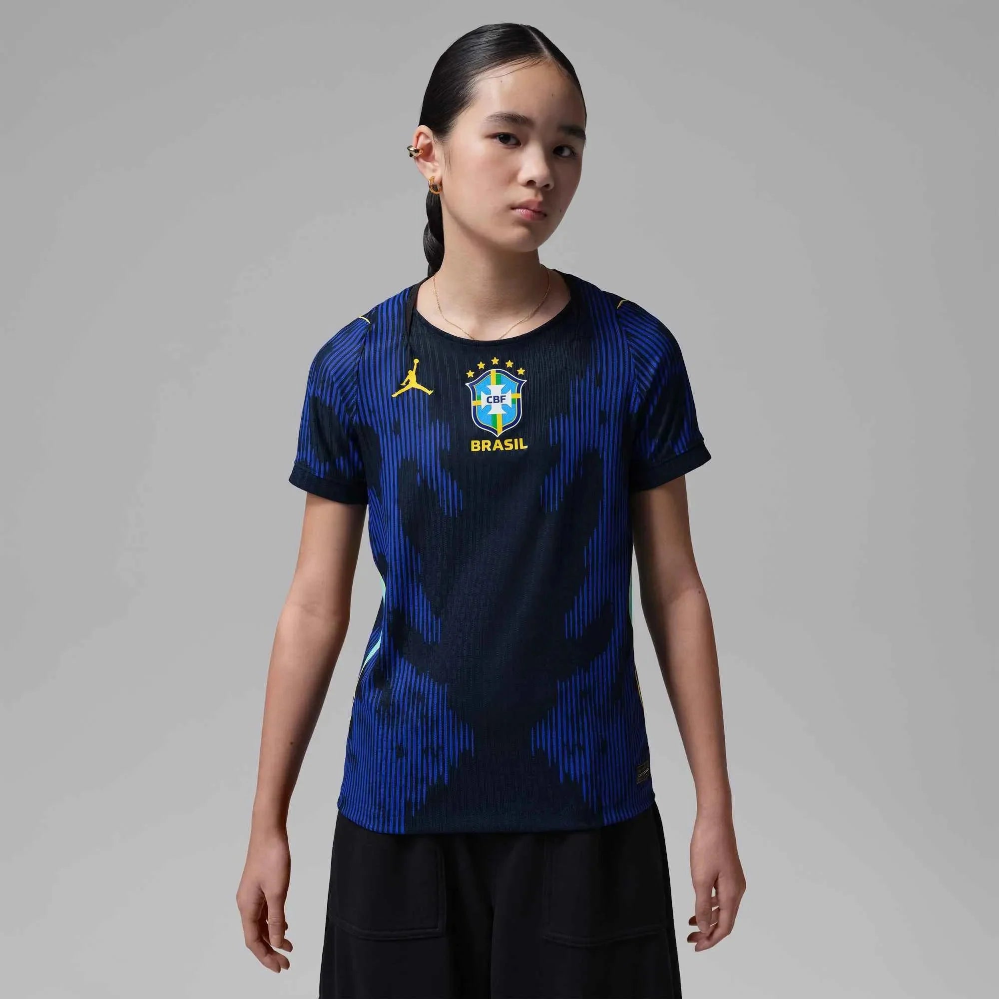 Nike 2026 Brazil Youth Authentic Away Soccer Jersey