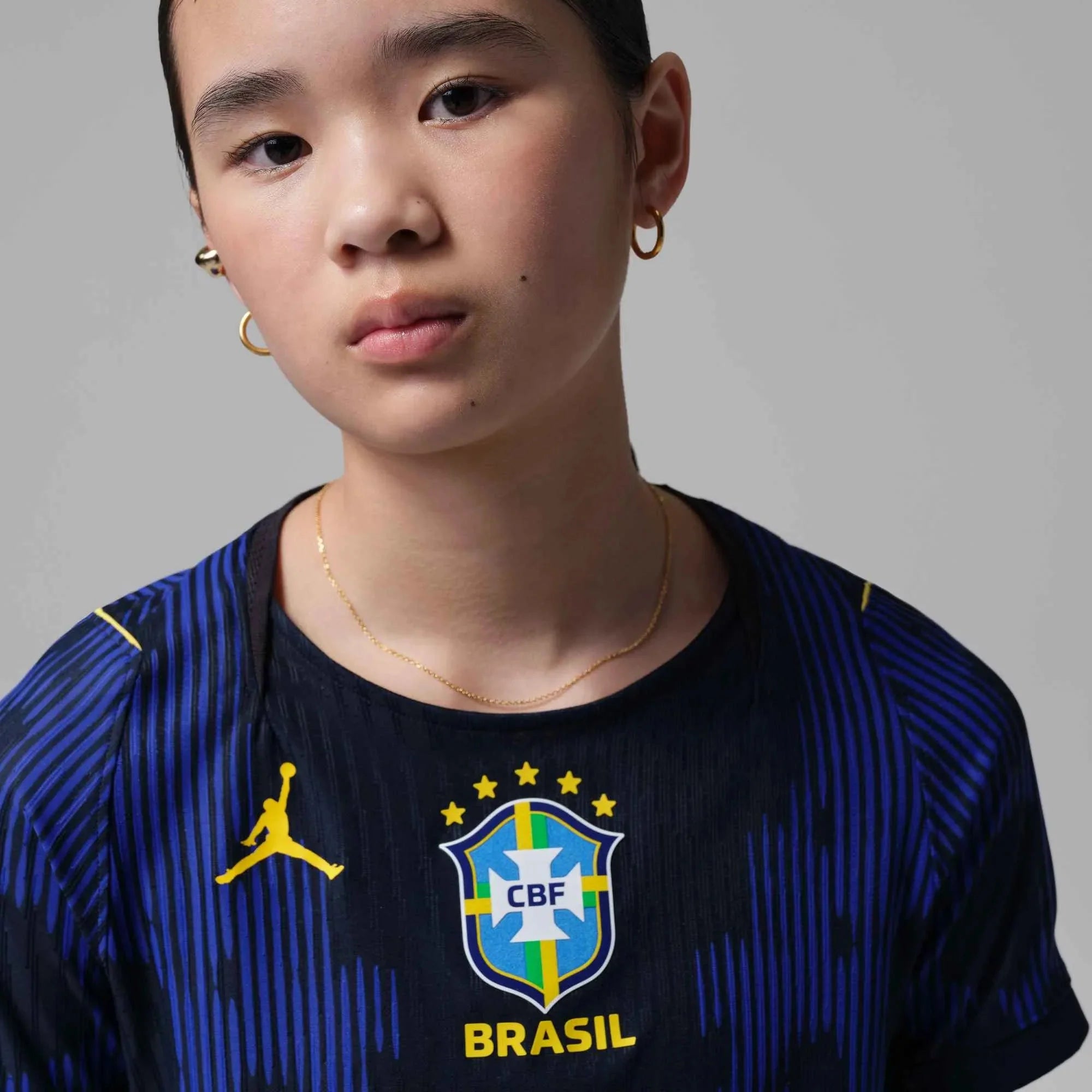 Nike 2026 Brazil Youth Authentic Away Soccer Jersey
