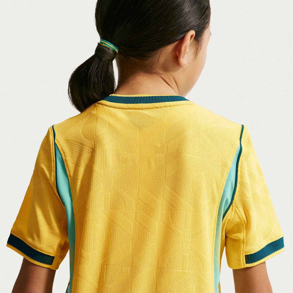 Nike 2026 Brazil Youth Authentic Home Soccer Jersey