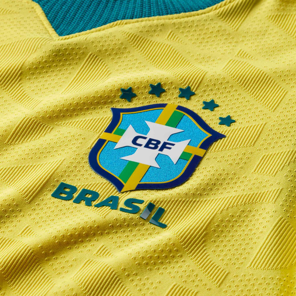 Nike 2026 Brazil Youth Authentic Home Soccer Jersey