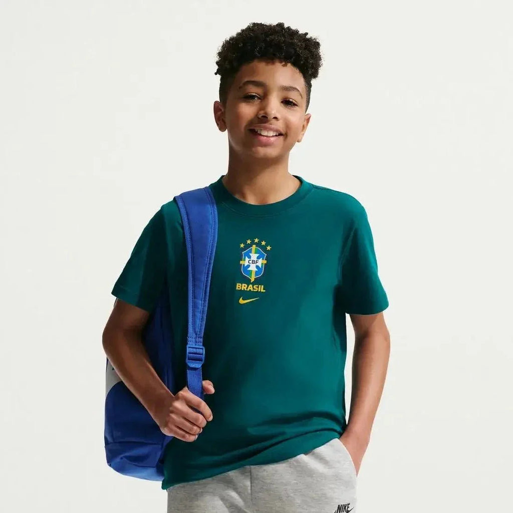 Nike 2026 Brazil Youth Crest Tee