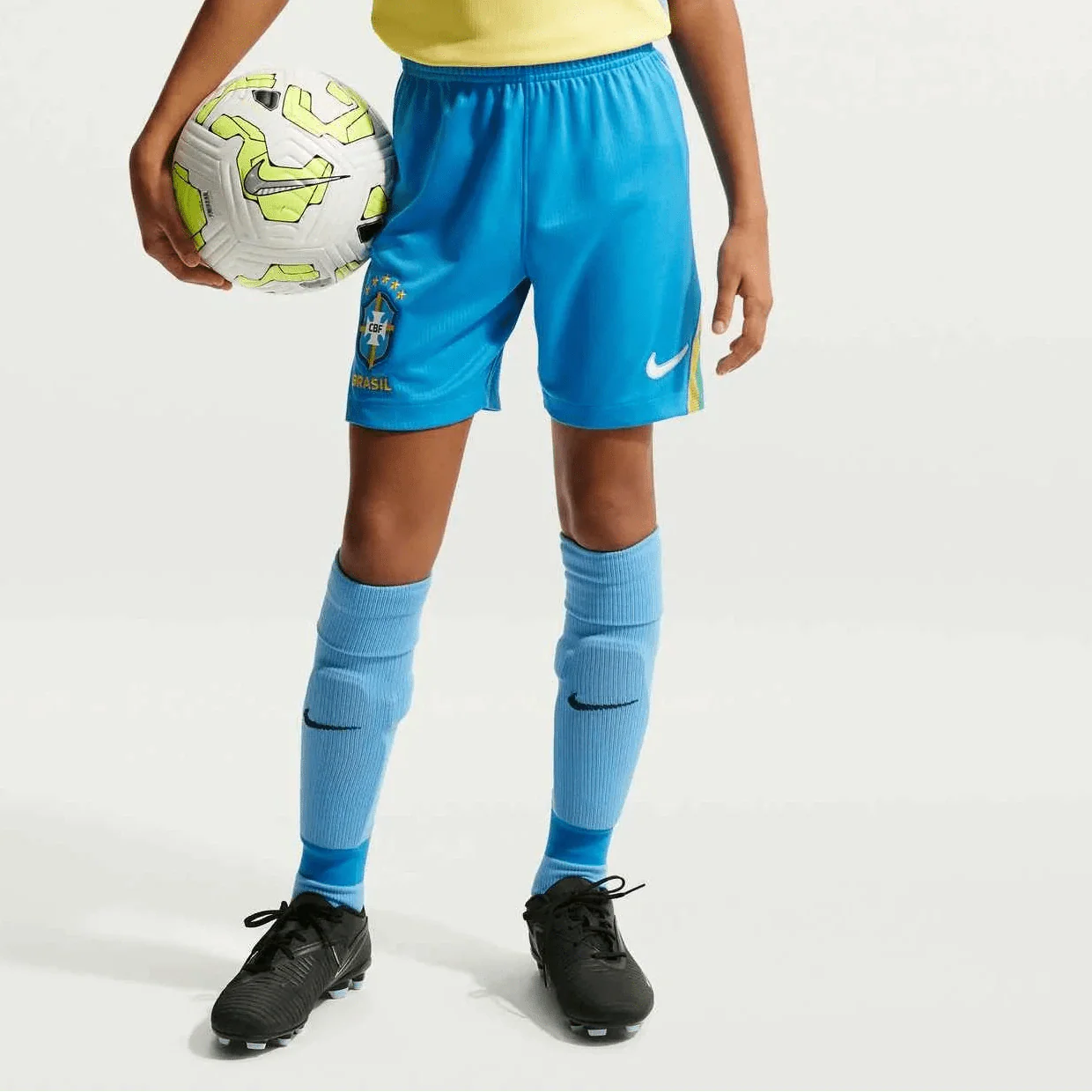 Nike 2026 Brazil Youth Stadium Home Shorts