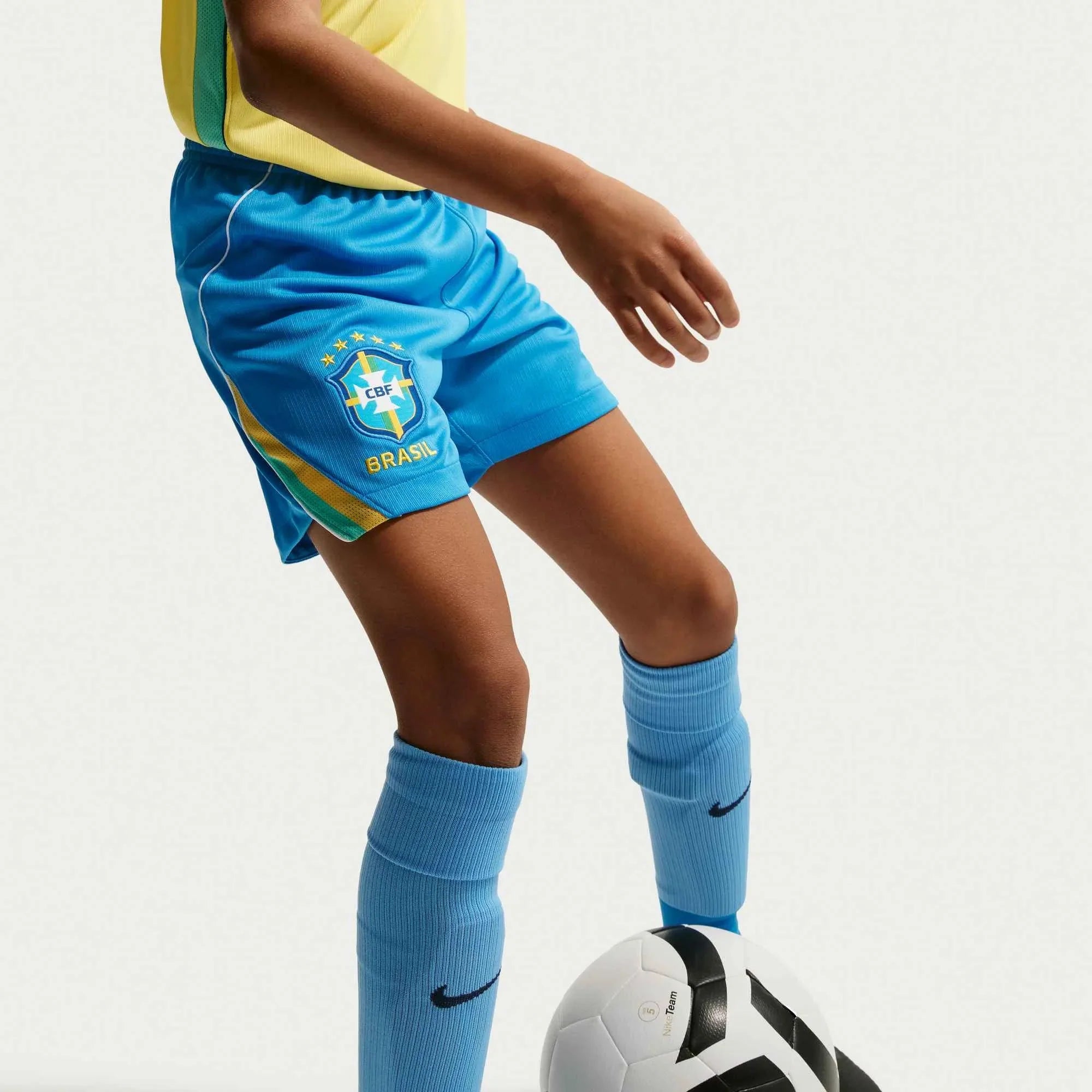 Nike 2026 Brazil Youth Stadium Home Shorts