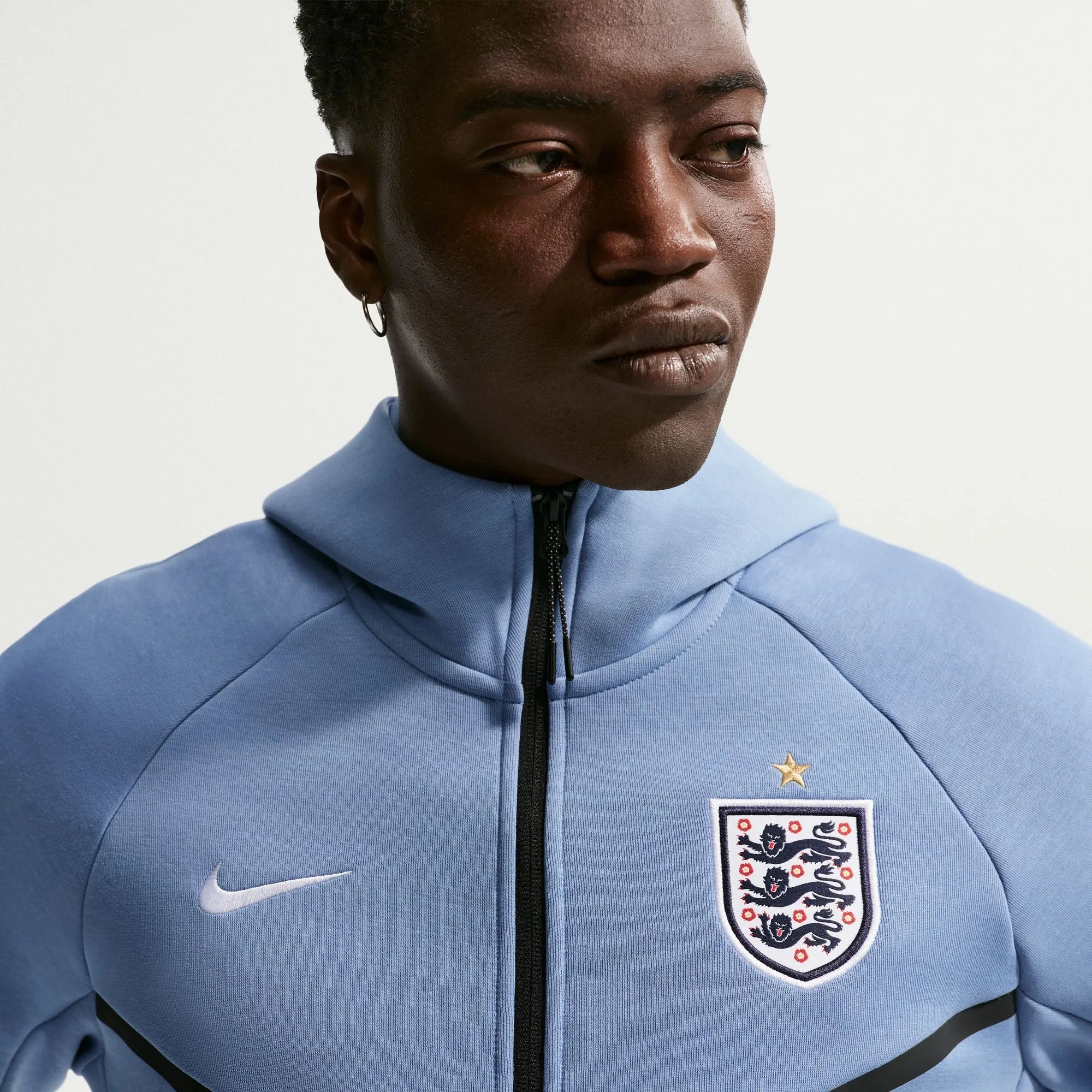 Nike 2026 England Men's Full-Zip Tech Fleece Hoodie