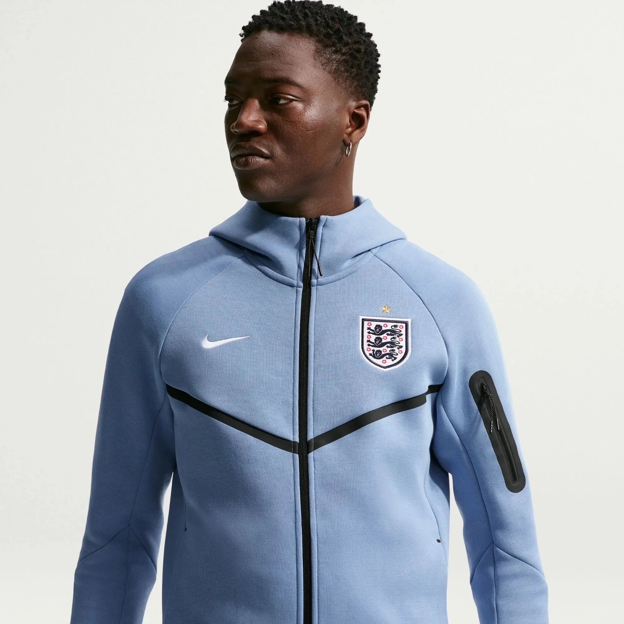 Nike 2026 England Men's Full-Zip Tech Fleece Hoodie