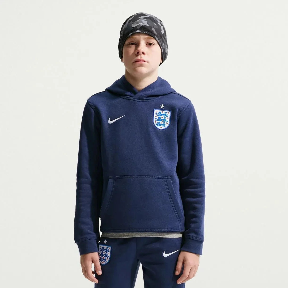 Nike 2026 England Youth Club Pullover Hoodie