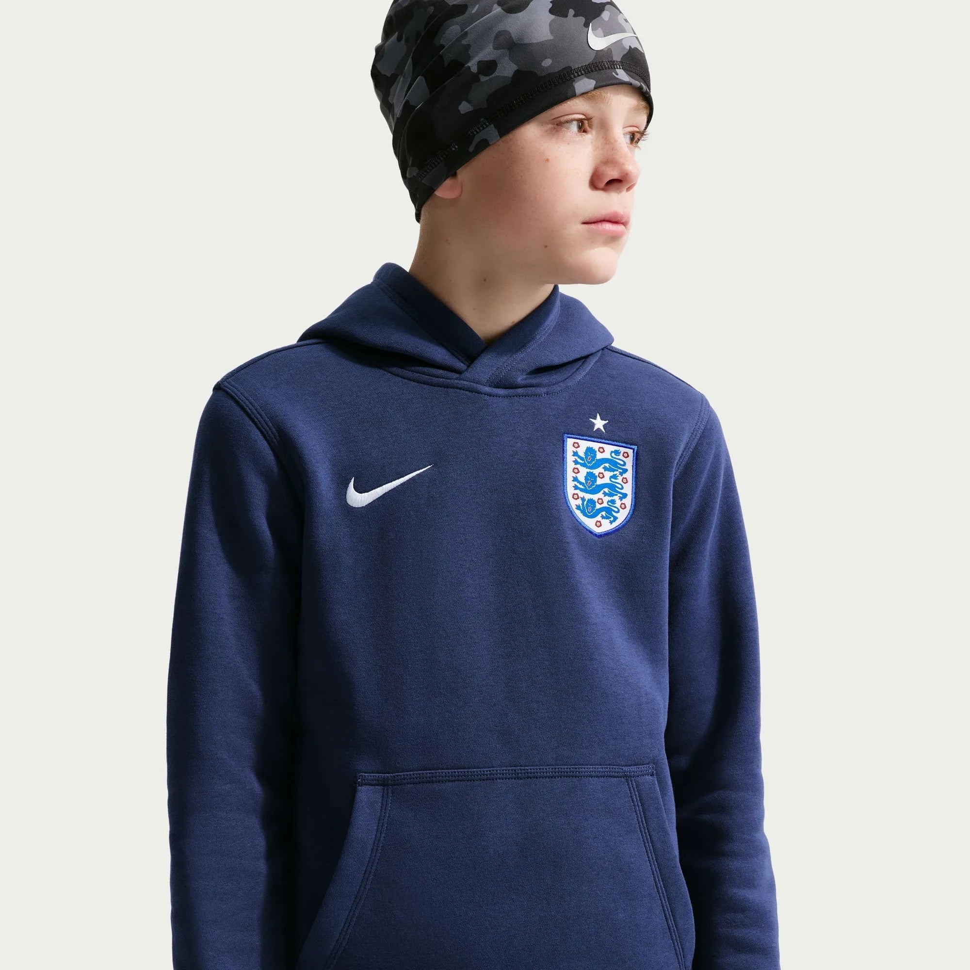 Nike 2026 England Youth Club Pullover Hoodie