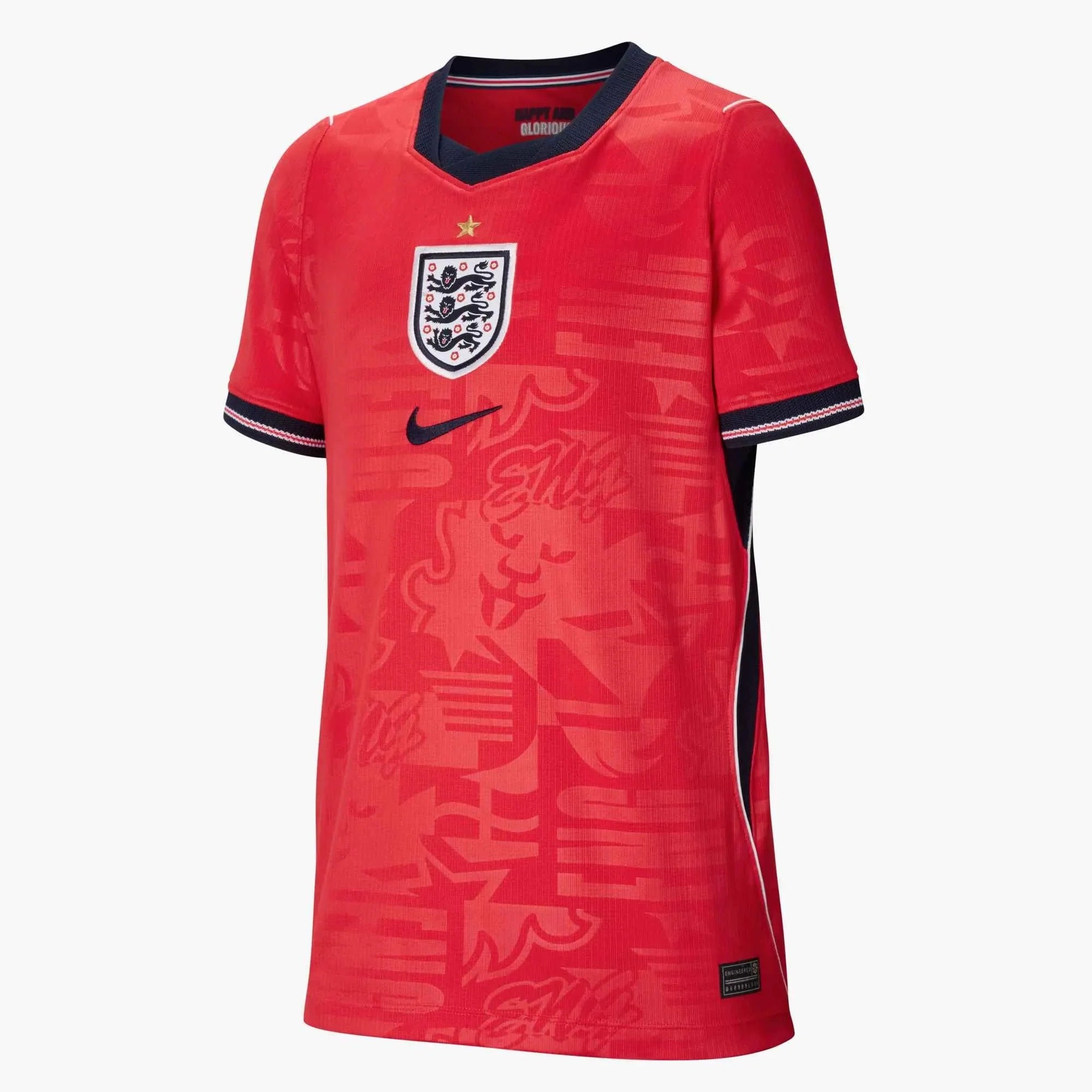 Nike 2026 England Youth Stadium Away Soccer Jersey