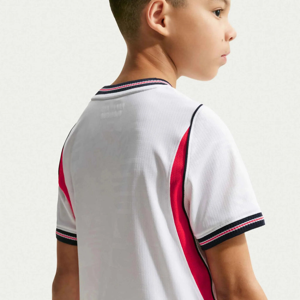 Nike 2026 England Youth Stadium Home Soccer Jersey