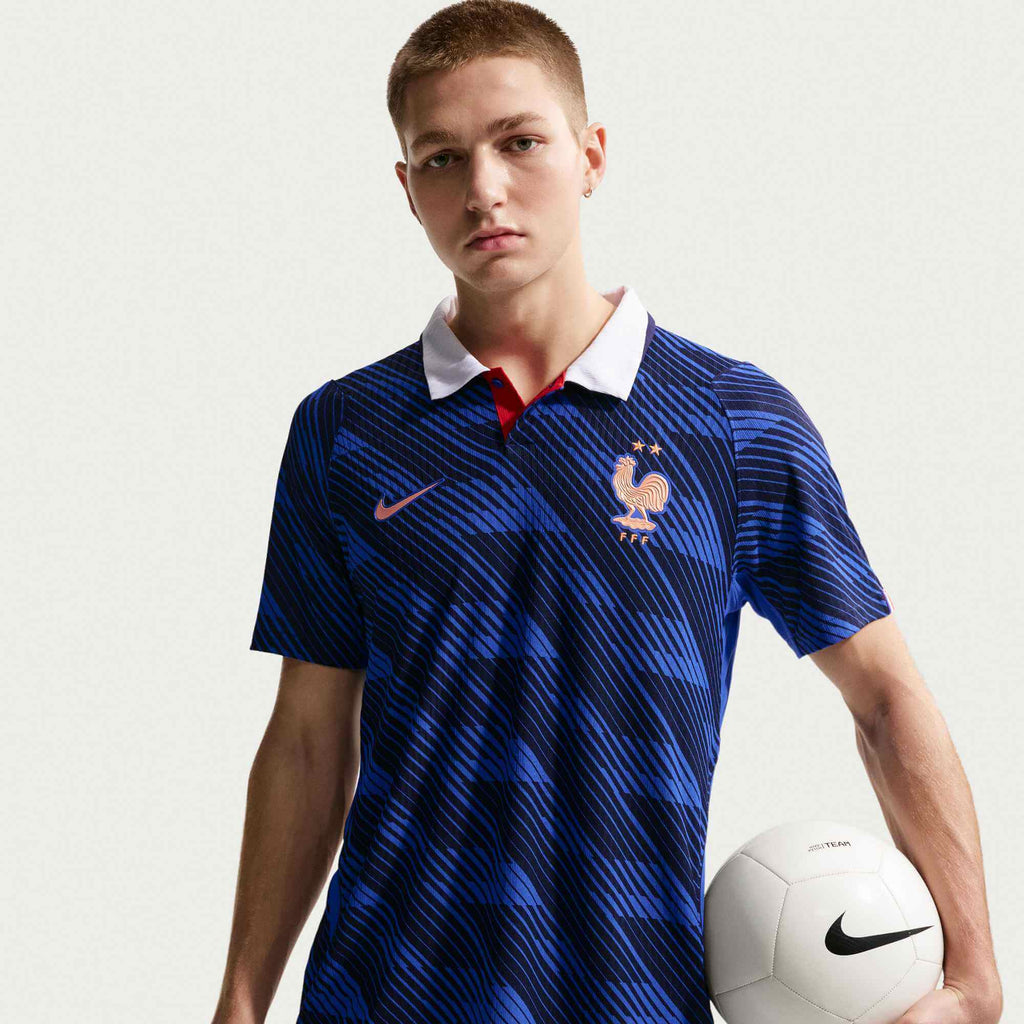 Nike 2026 France Men's Authentic Home Soccer Jersey