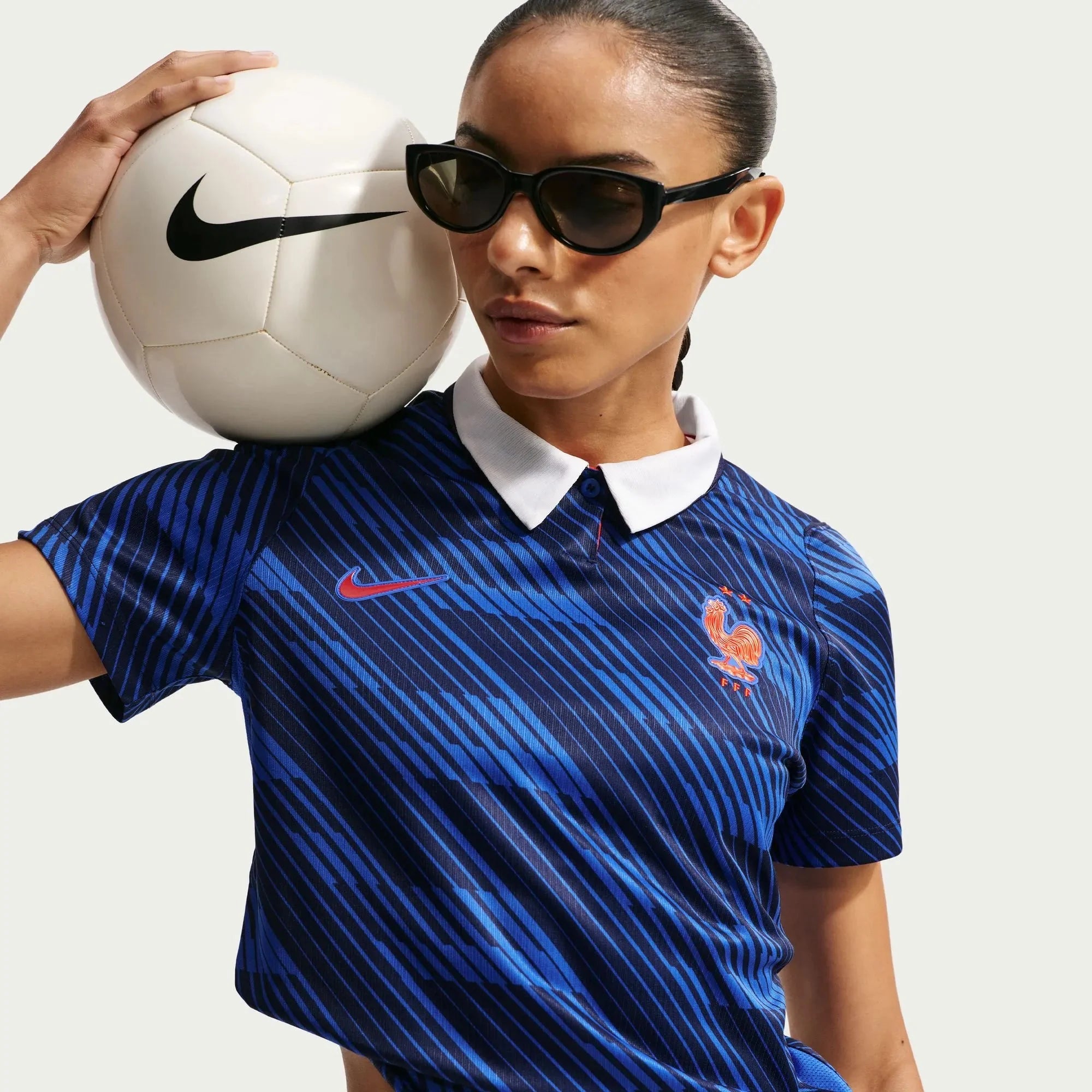 Nike 2026 France Women's Stadium Home Soccer Jersey