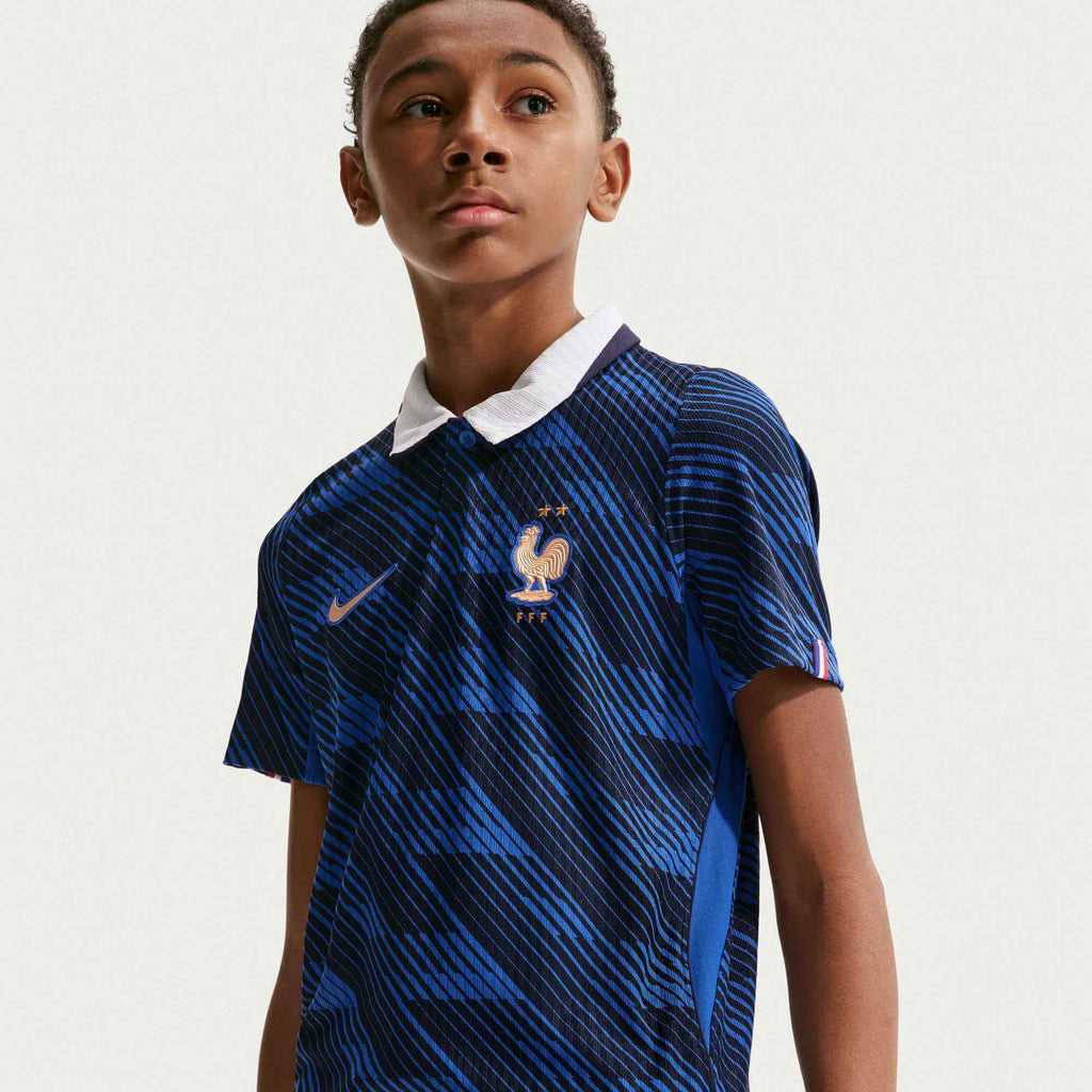 Nike 2026 France Youth Authentic Home Soccer Jersey