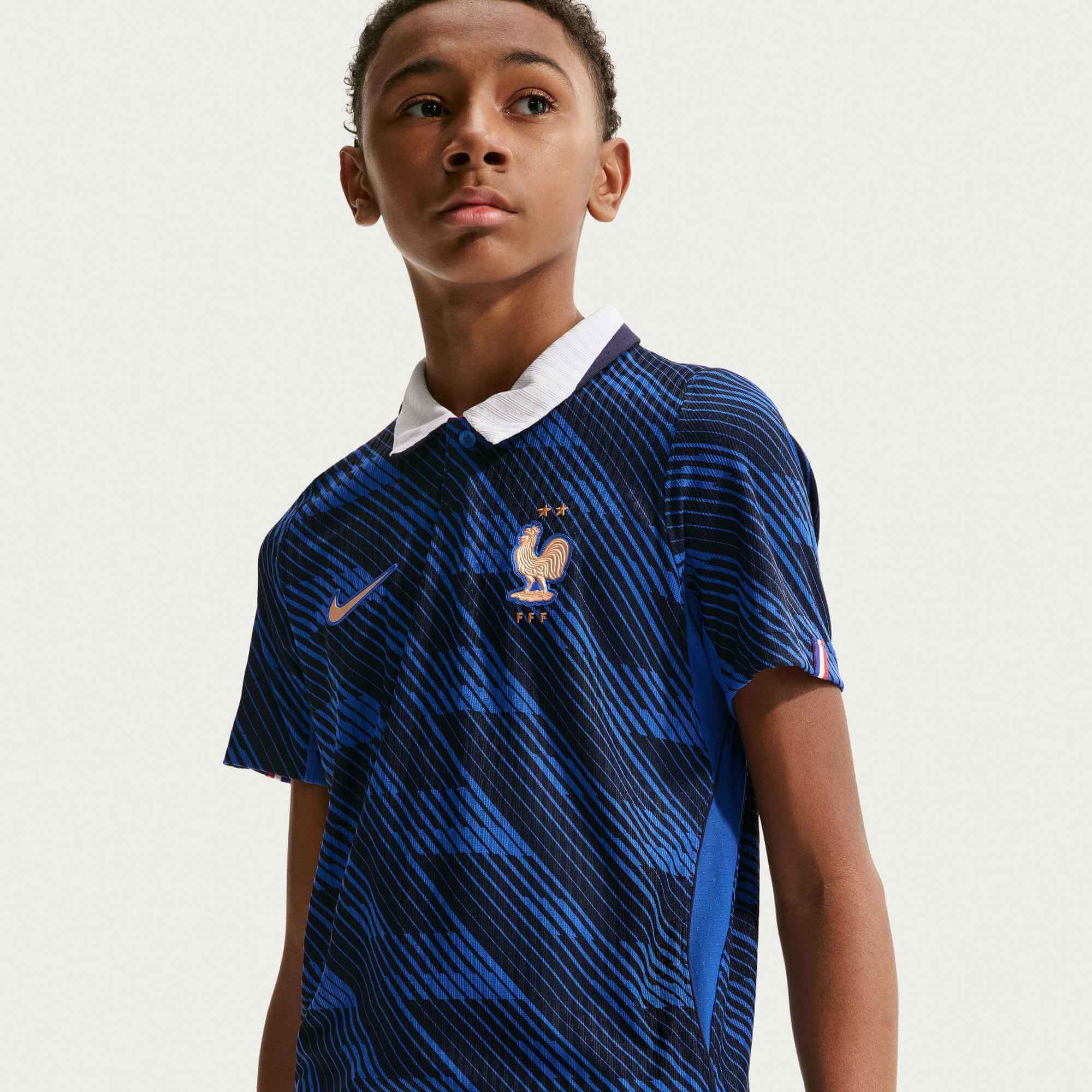 Nike 2026 France Youth Authentic Home Soccer Jersey