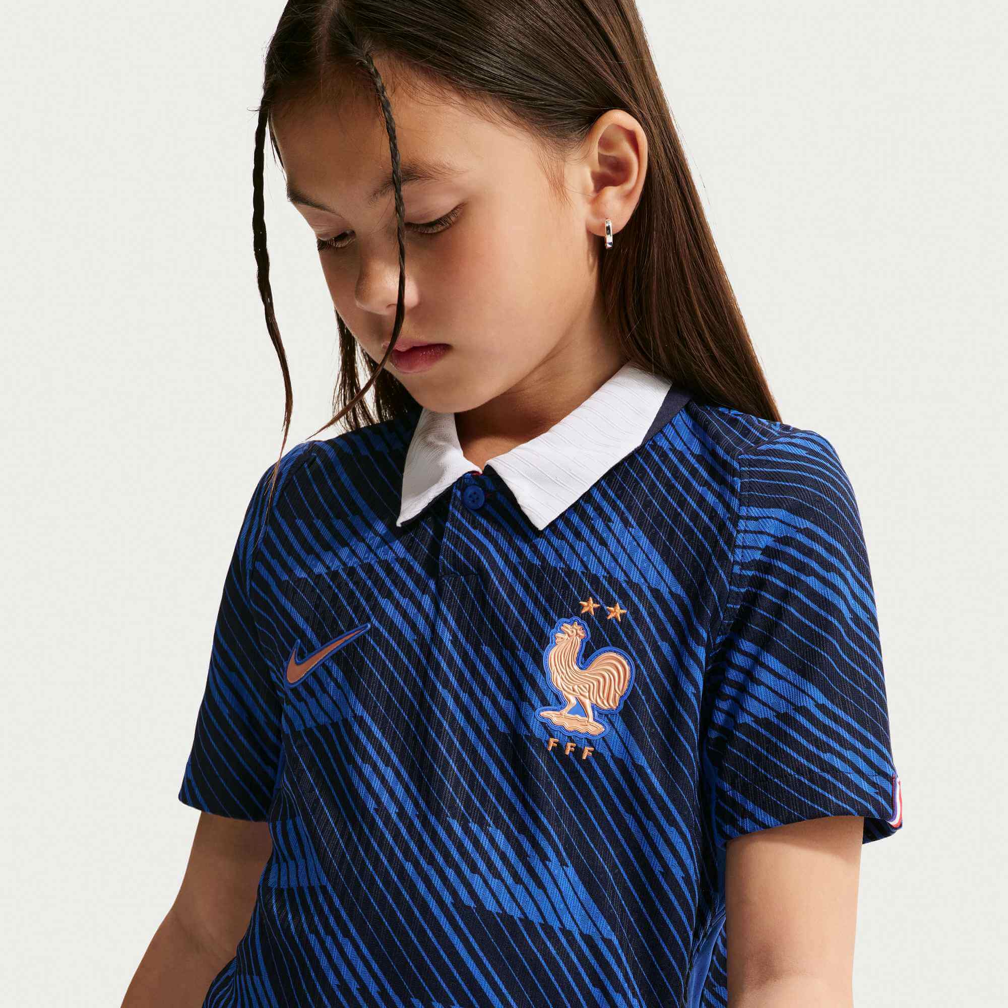 Nike 2026 France Youth Authentic Home Soccer Jersey