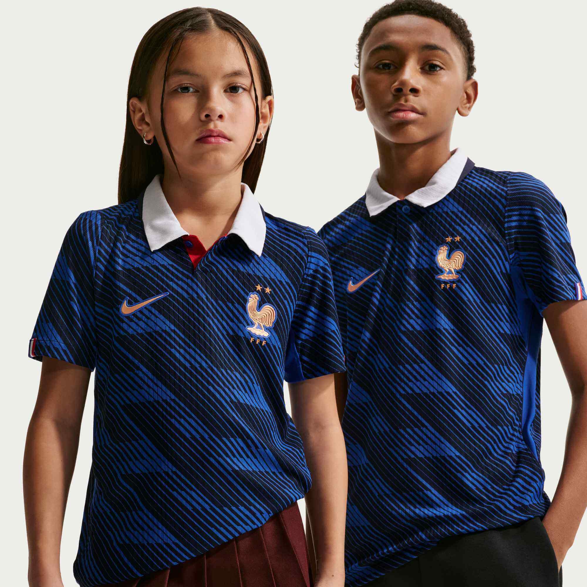 Nike 2026 France Youth Authentic Home Soccer Jersey