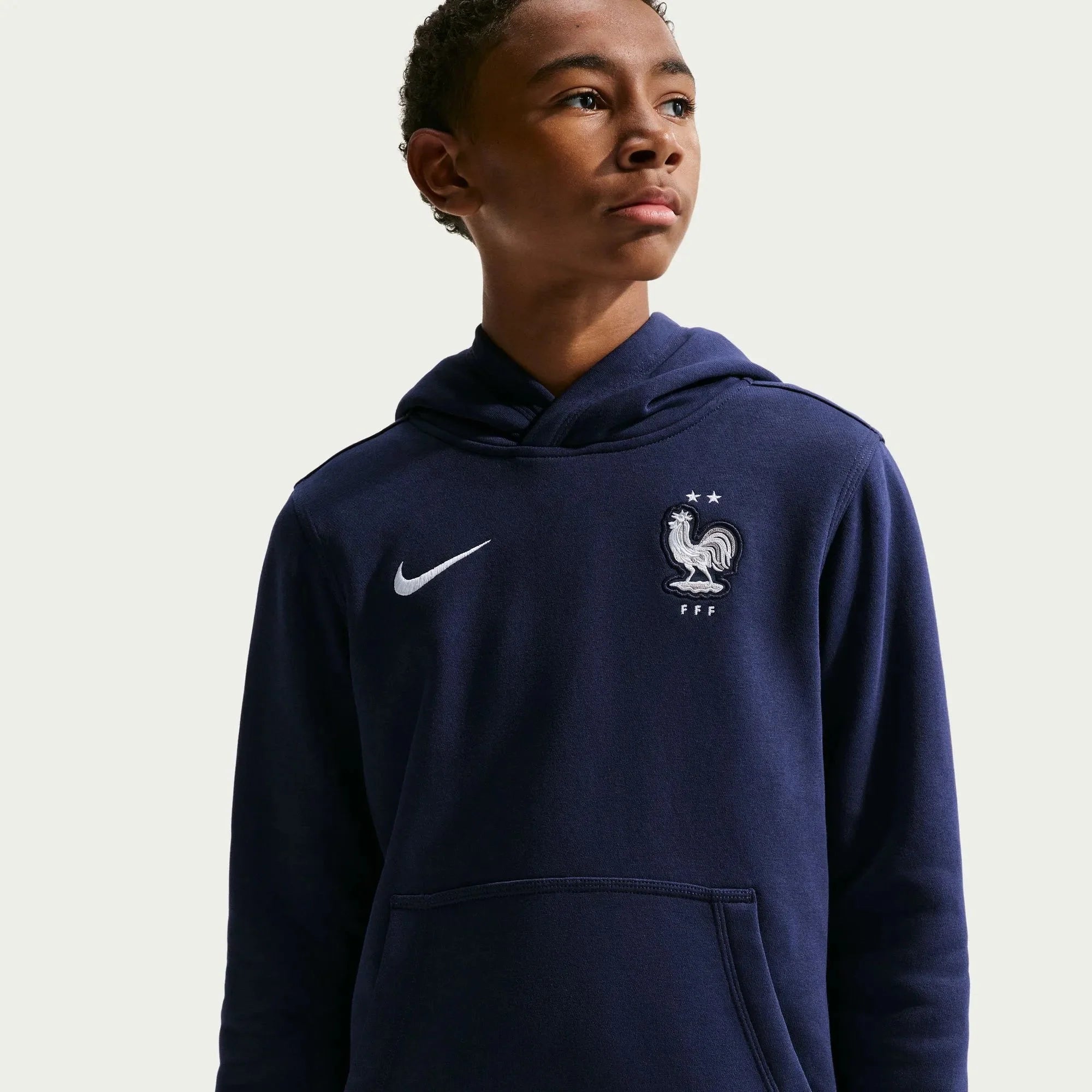 Nike 2026 France Youth Club Pullover Hoodie