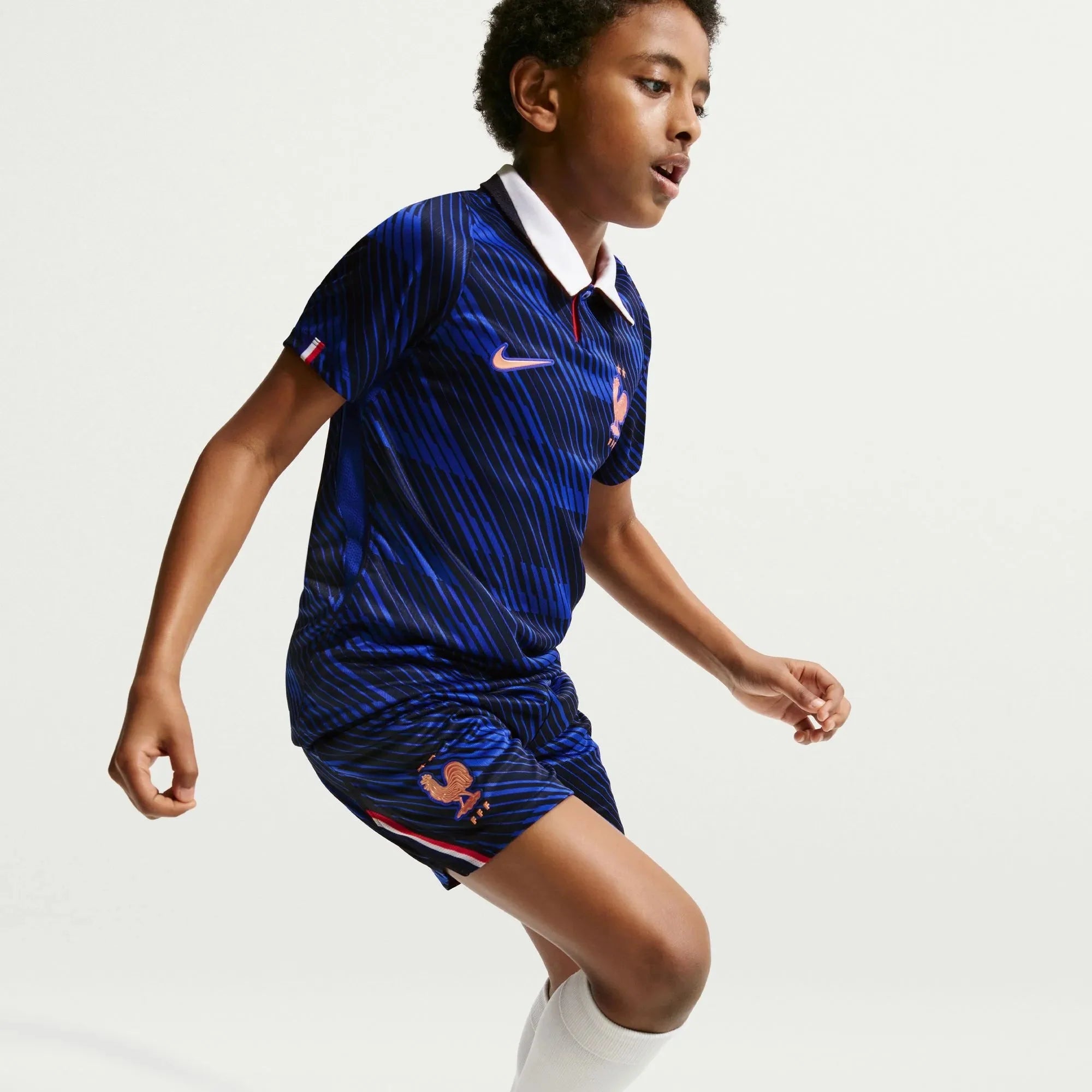 Nike 2026 France Youth Stadium Home Shorts