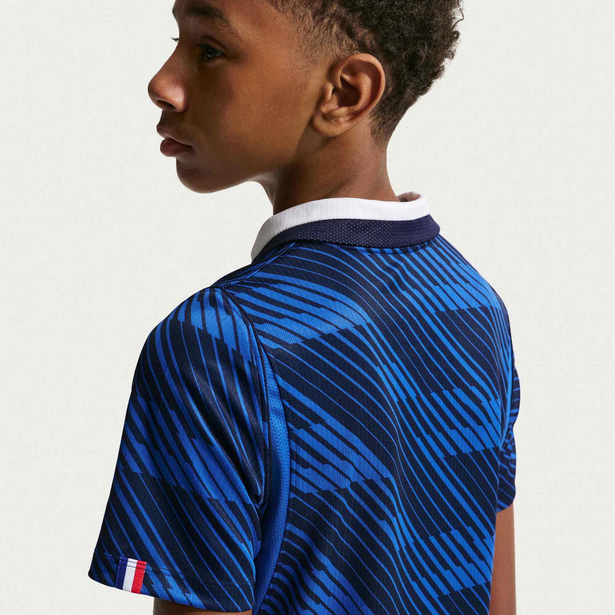 Nike 2026 France Youth Stadium Home Soccer Jersey