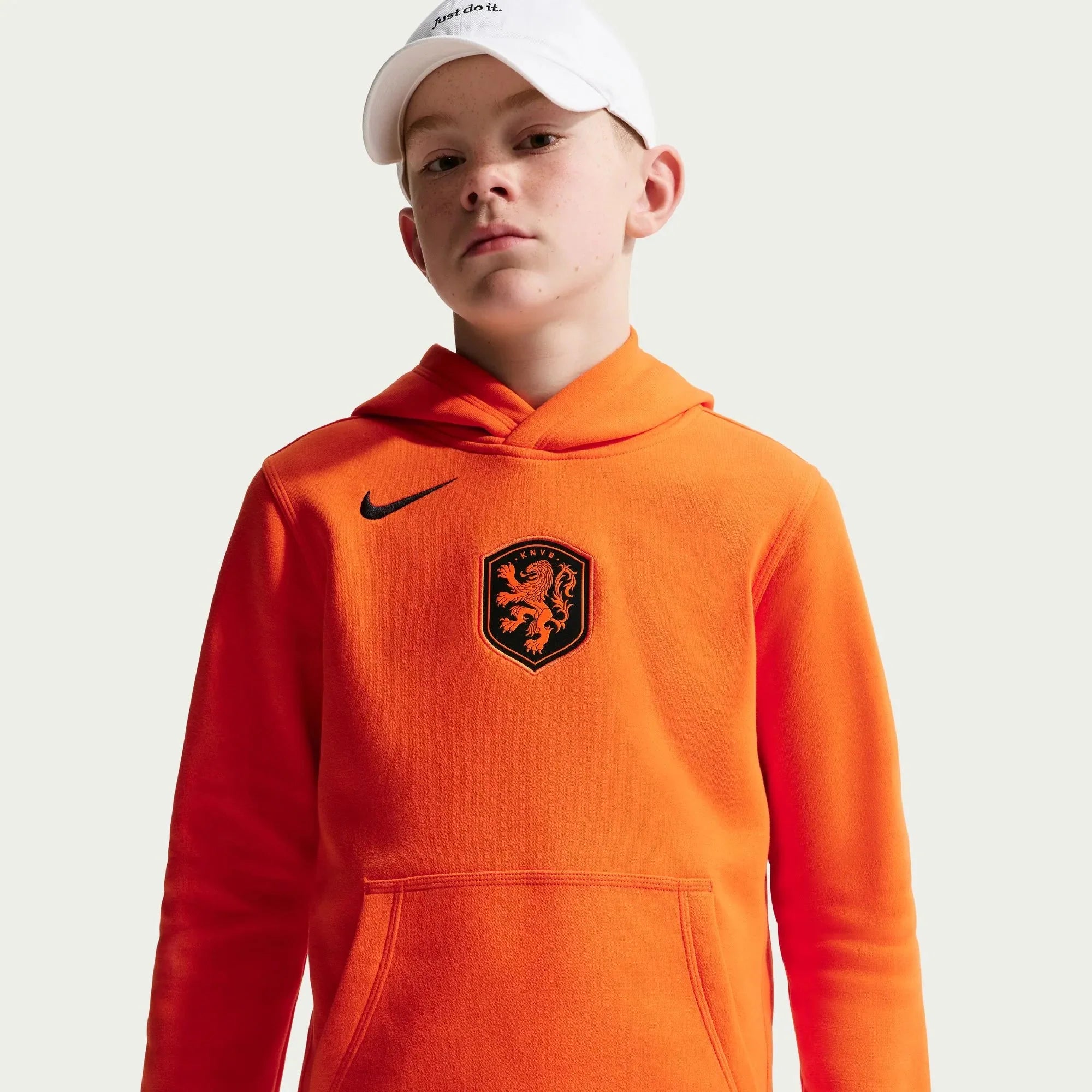 Nike 2026 Netherlands Youth Club Pullover Hoodie