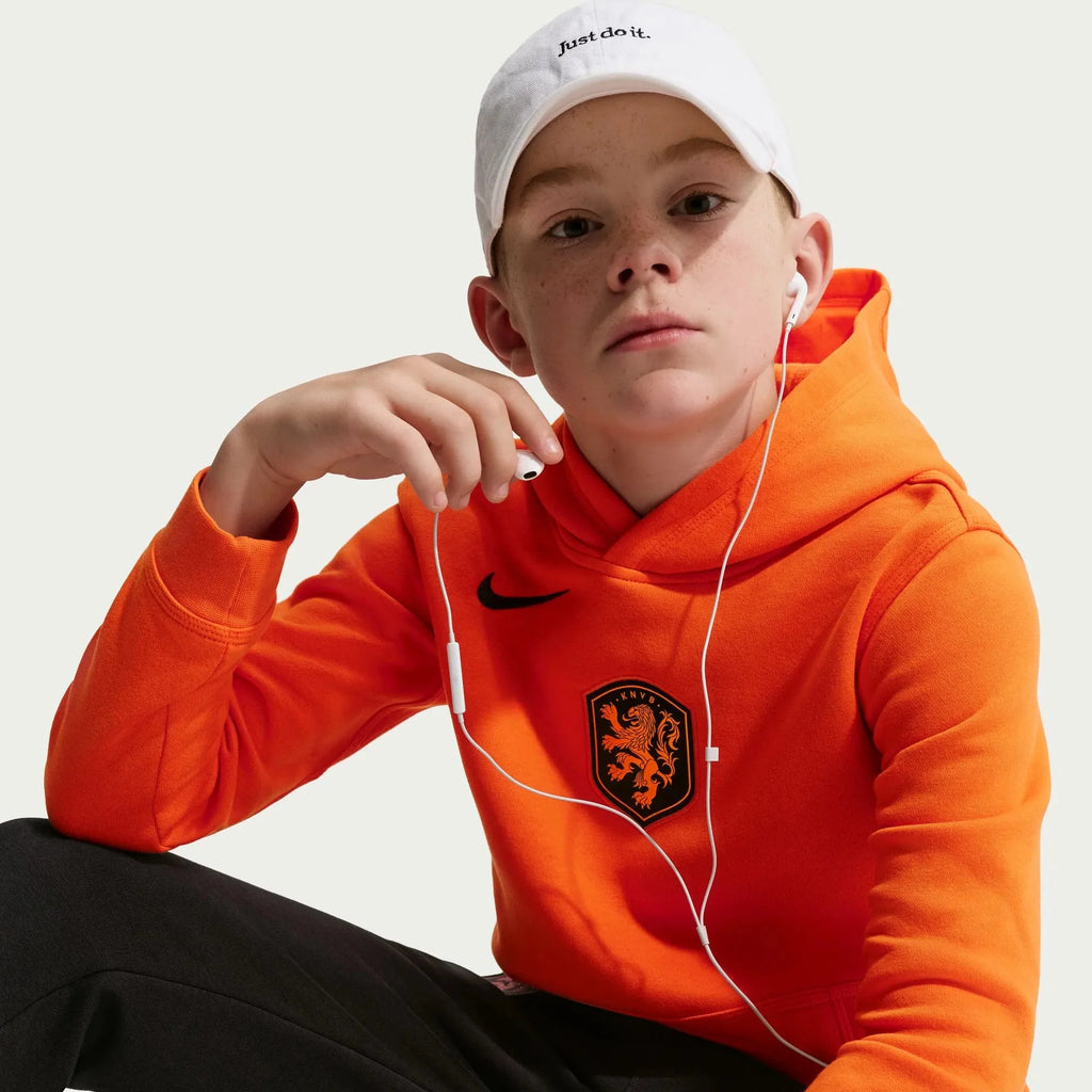 Nike 2026 Netherlands Youth Club Pullover Hoodie