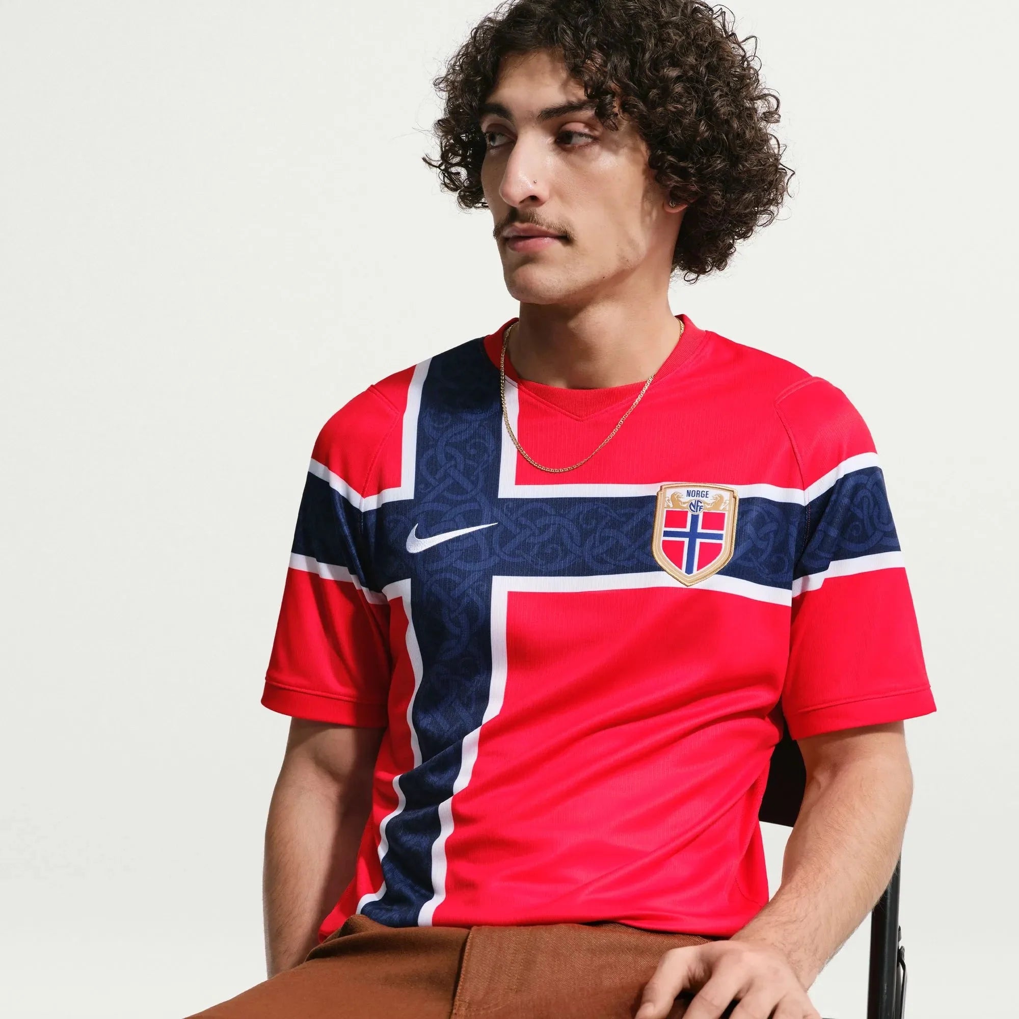 Nike 2026 Norway Men's Stadium Home Soccer Jersey