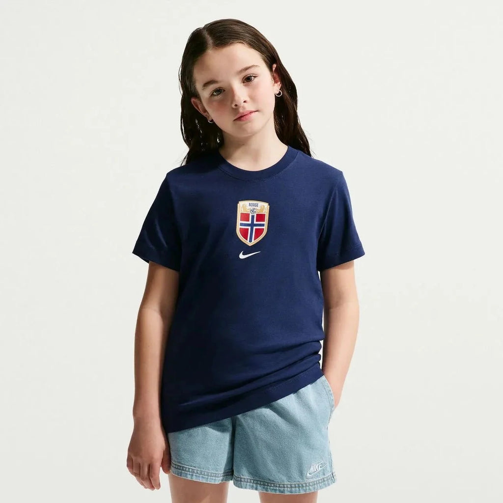 Nike 2026 Norway Youth Crest Tee
