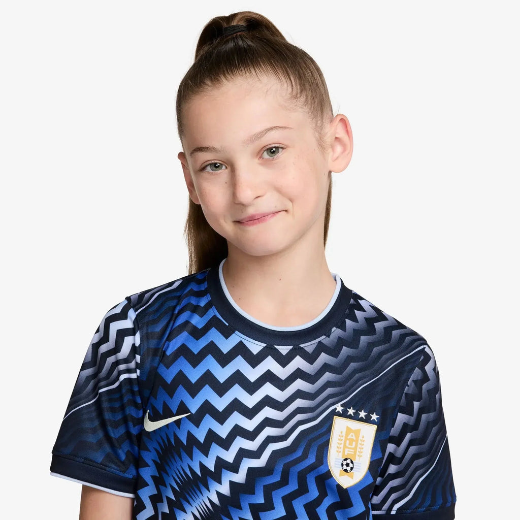 Nike 2026 Uruguay Youth Pre-Match Soccer Jersey