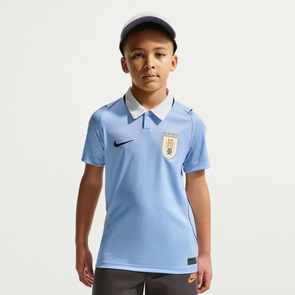 Nike 2026 Uruguay Youth Stadium Home Soccer Jersey