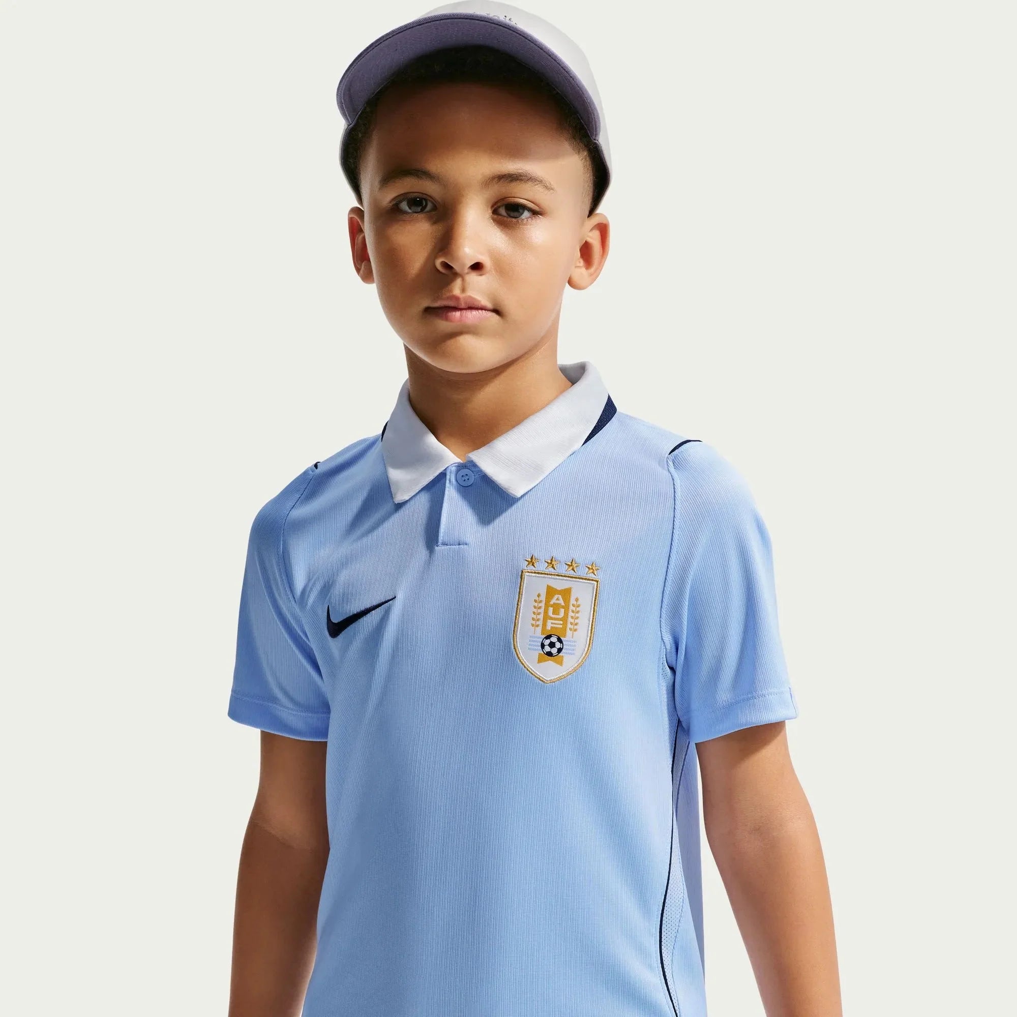 Nike 2026 Uruguay Youth Stadium Home Soccer Jersey