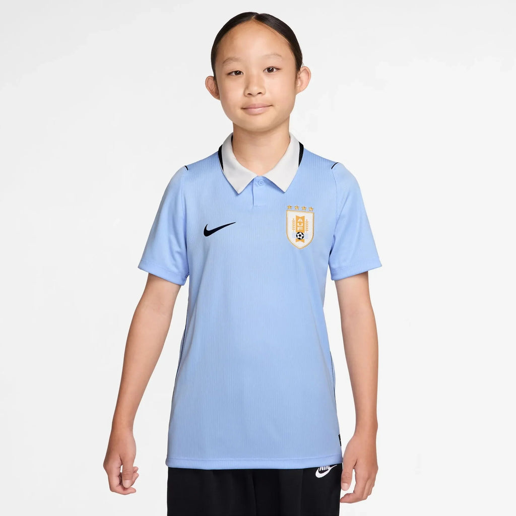 Nike 2026 Uruguay Youth Stadium Home Soccer Jersey