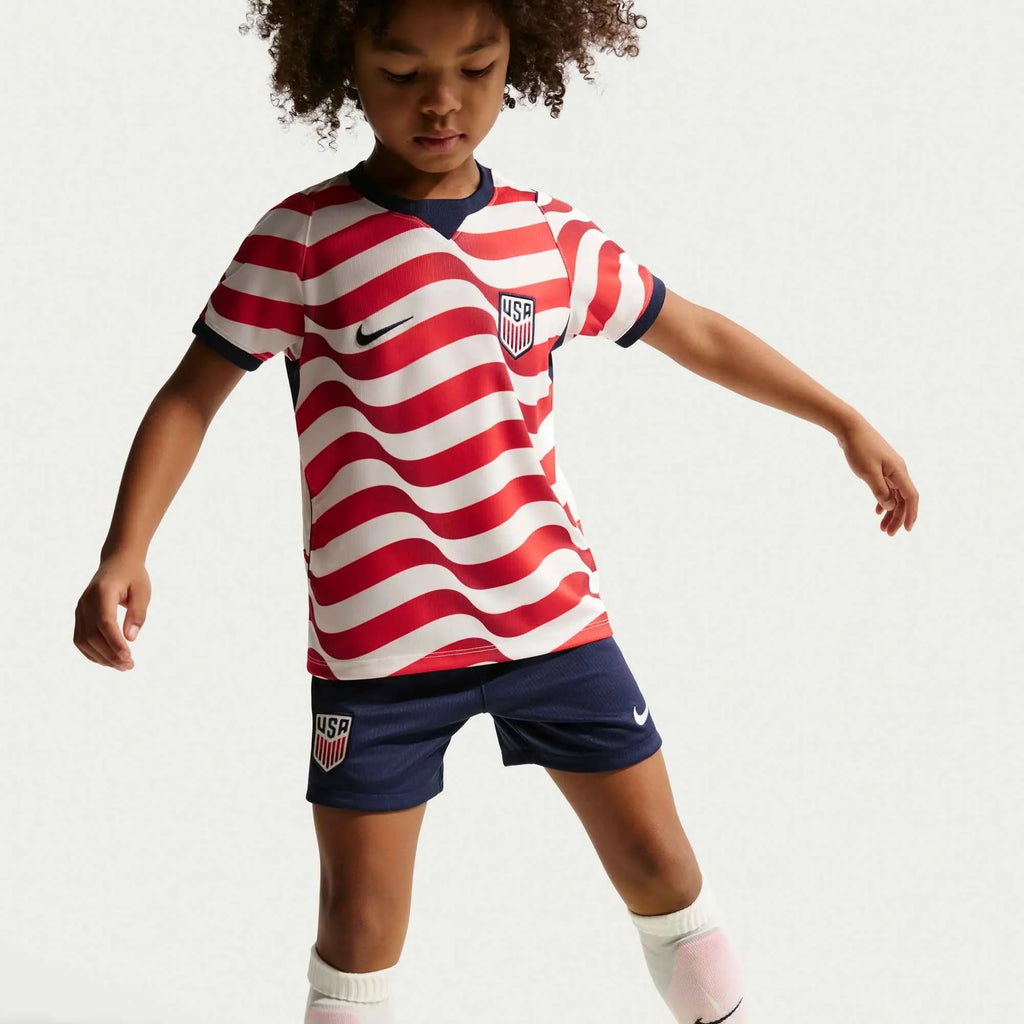 Nike 2026 USMNT Little Kid's Stadium Home Kit