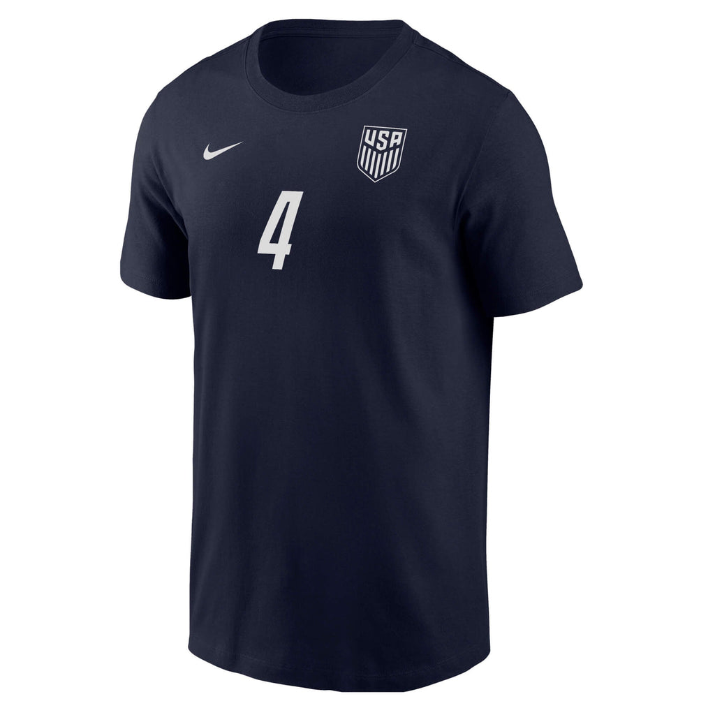 Nike 2026 USMNT Men's Core Adams #4 Tee