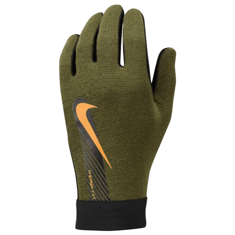 Nike Academy Hyperwarm Gloves - Olive Green-Black