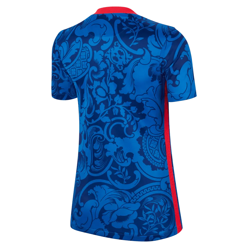 Nike France Women's EC22 Home Jersey - Hyper Cobalt-Siren Red
