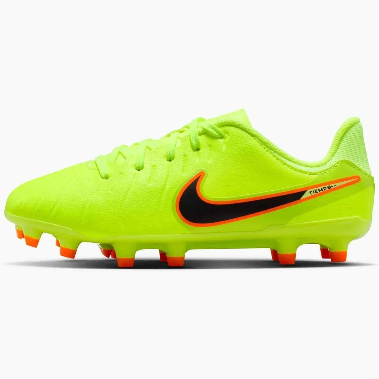 Nike Junior Legend 10 Academy Firm/Multi Ground Soccer Cleats - Max Voltage Pack (HO25)