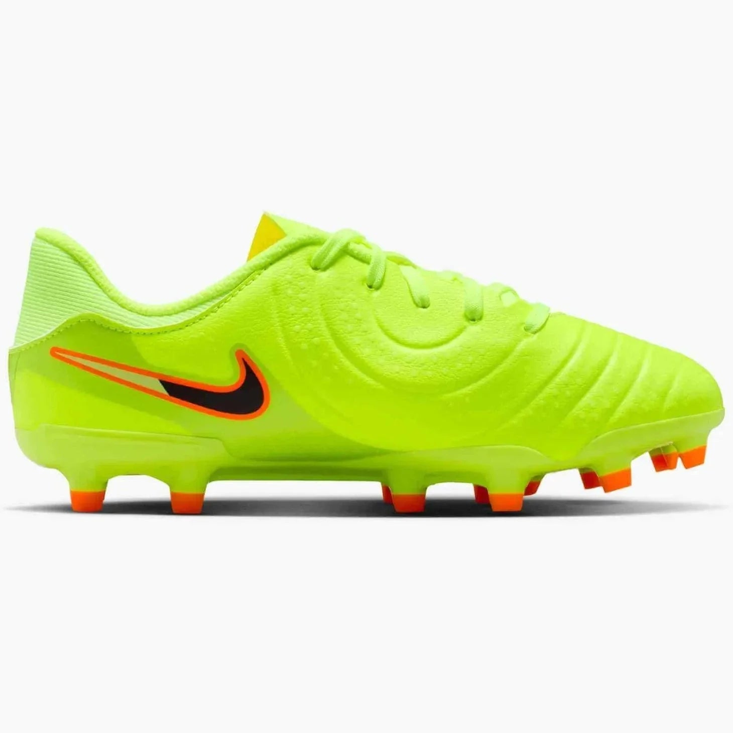 Nike Junior Legend 10 Academy Firm/Multi Ground Soccer Cleats - Max Voltage Pack (HO25)