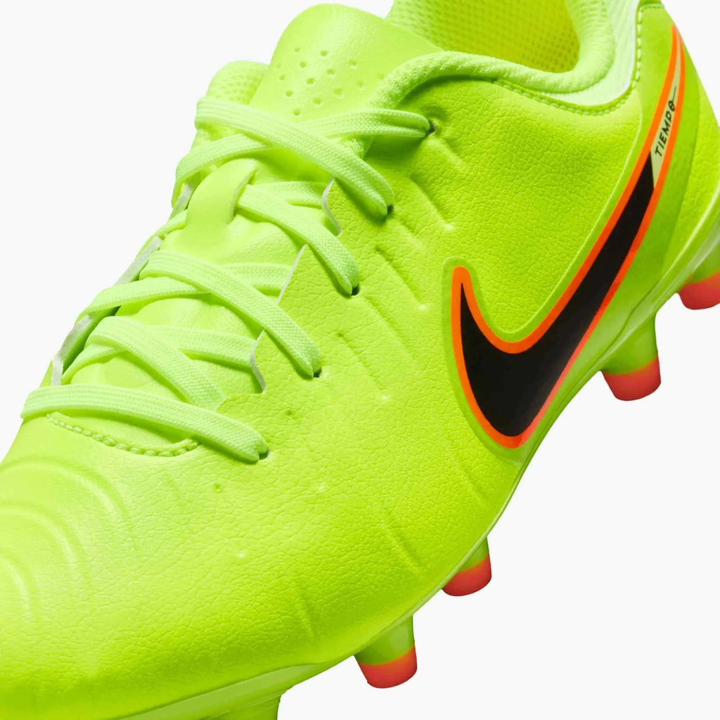 Nike Junior Legend 10 Academy Firm/Multi Ground Soccer Cleats - Max Voltage Pack (HO25)