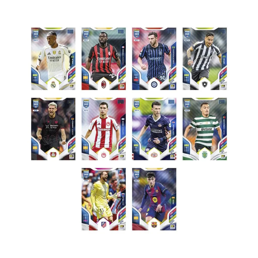 Panini 2025-26 Adrenalyn XL FIFA 365 Cards PACK (6 Cards Each)