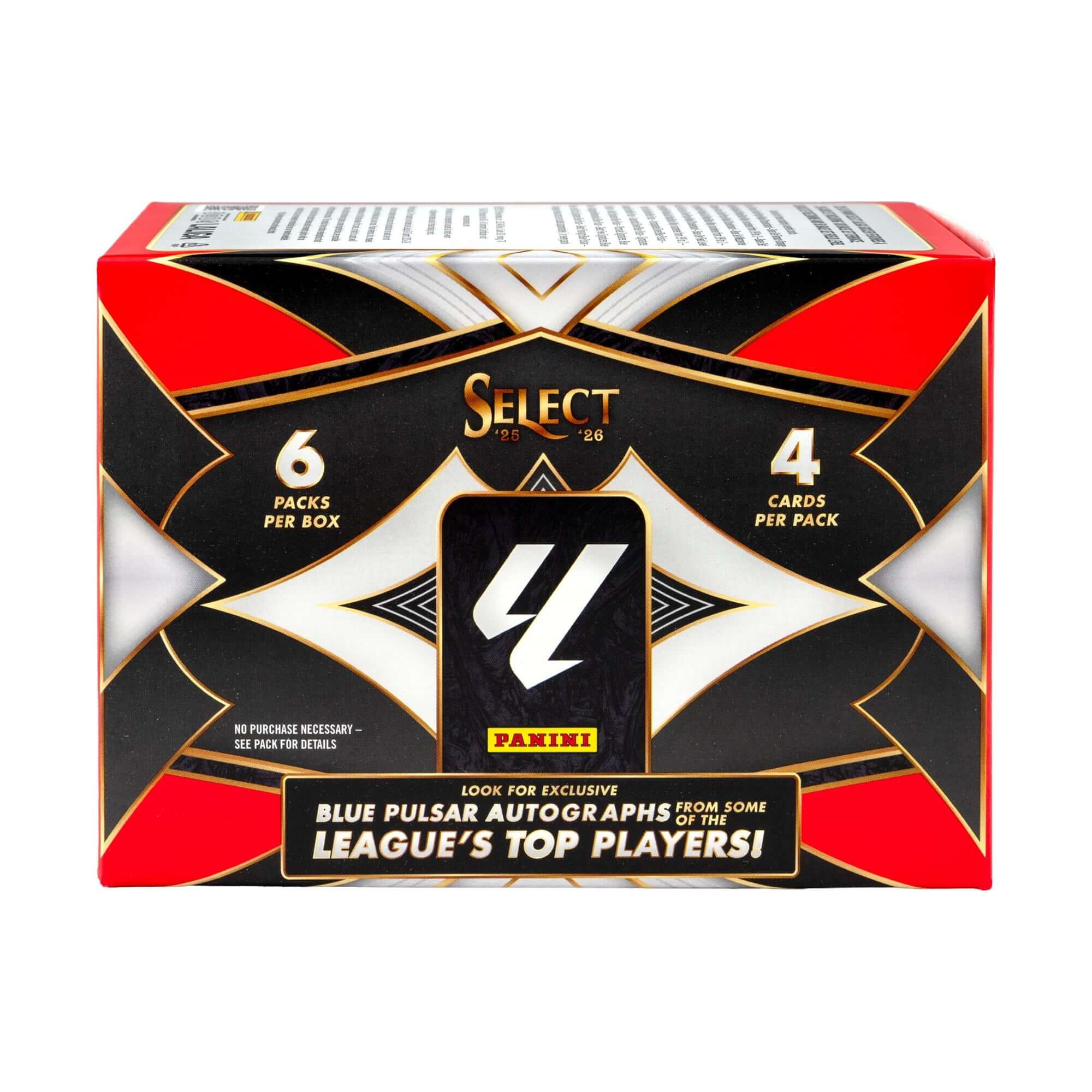 Panini 2025-26 Select La Liga Trading Card Blaster BOX (6 Packs Each)