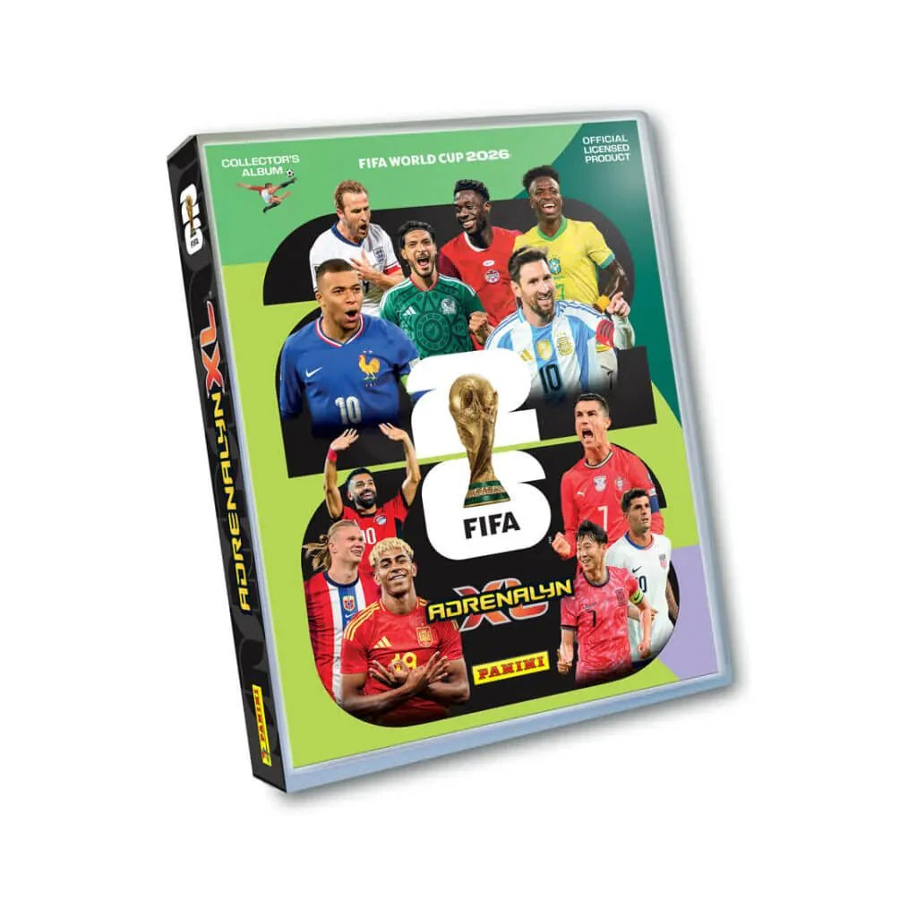 Panini 2026 Adrenalyn XL FIFA World Cup Cards Starter Pack (Album, 24 Cards + LE + Golden Baller)