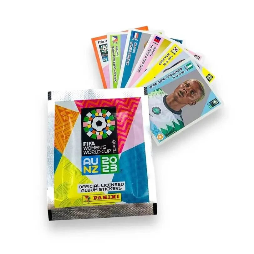 Panini FIFA Women's World Cup Australia and New Zealand 2023 Sticker Pack (5 Each)