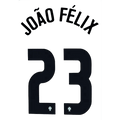 Portugal 2020/21 Away Joao Felix #23 Jersey Name Set