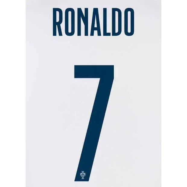 Portugal 2022-23 Away Ronaldo #7 Youth Jersey Name Set