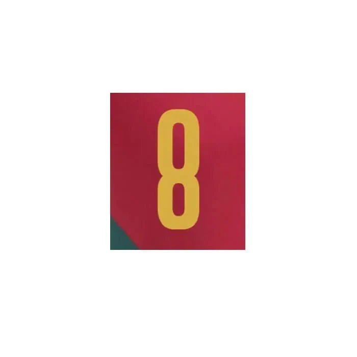 Portugal 2022-23 Home B.  Fernandes #8 Jersey Name Set