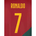 Portugal 2022-23 Home Ronaldo Youth #7 Jersey Name Set