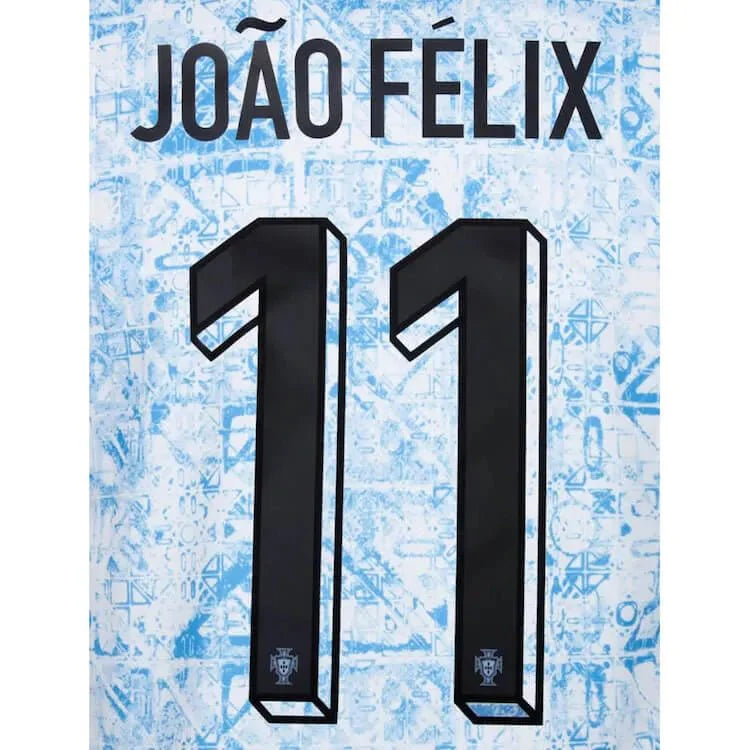 Portugal 2024/25 Away Joao Felix #11 Jersey Name Set