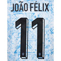 Portugal 2024/25 Away Joao Felix #11 Jersey Name Set