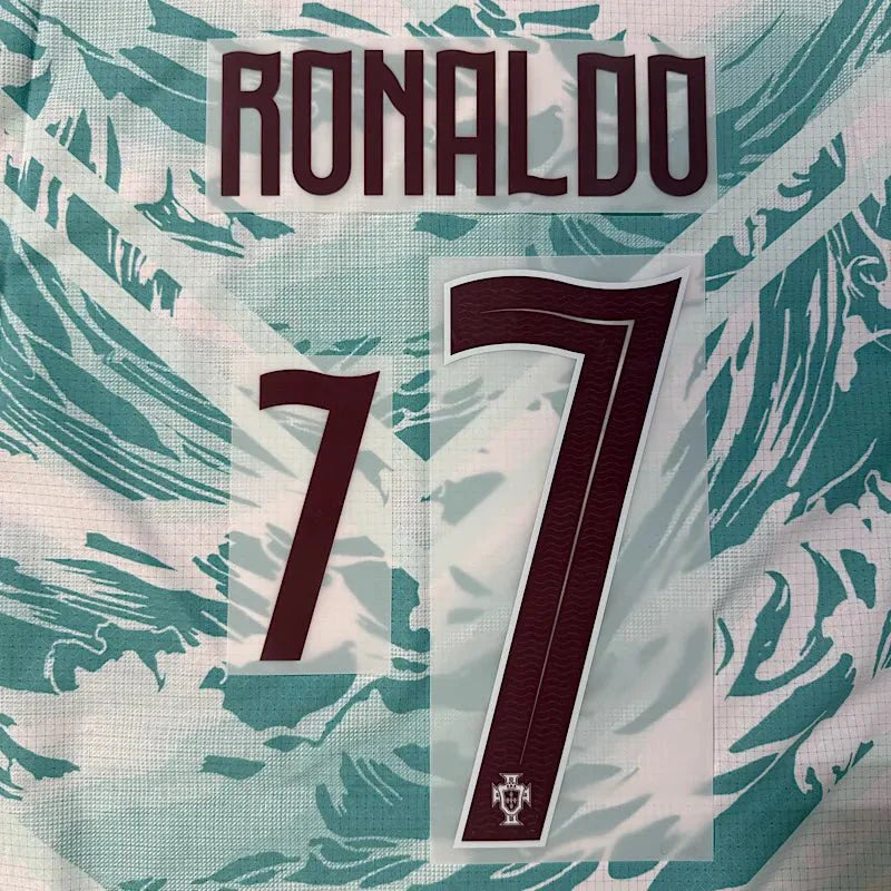 Portugal 2026- Away RONALDO #7 Youth Official Name Set