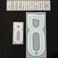 Portugal 2026- Home B.FERNANDES #8 Official Name Set