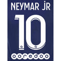 PSG 2021/22 Home Neymar JR #10 YOUTH Jersey Name Set